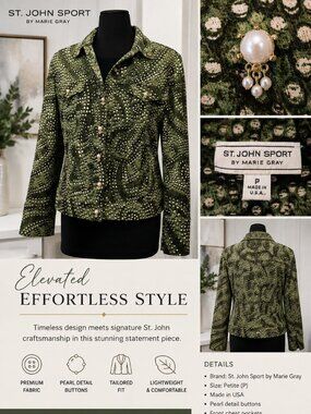 St. John Sport by Marie Gray Petite Jacket